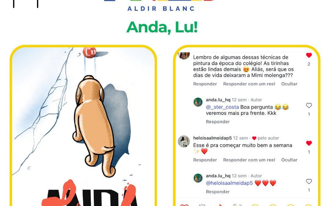 Conheça “Anda, Lu!”, um projeto de tiras que visa contar a história de Lu e as 12 décadas de mídias!
