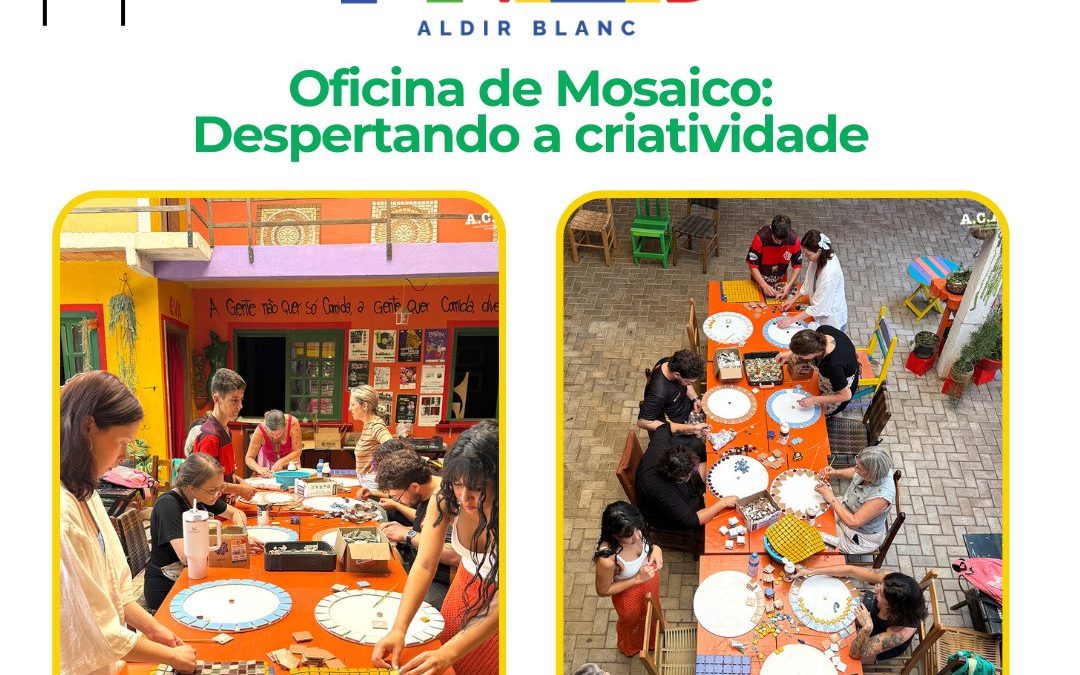 Oficina de Mosaicos: Despertando a criatividade ocorreu em Cascavel!